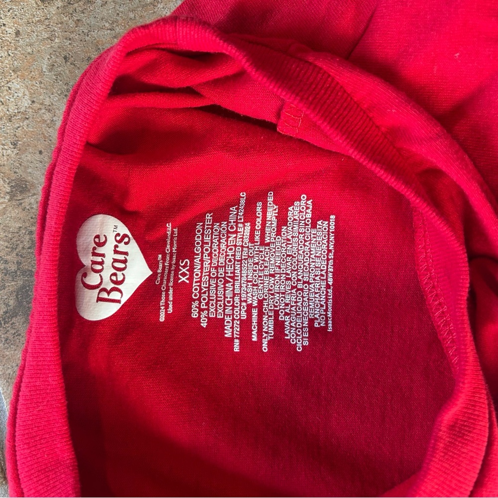 Care Bears Festive Red T-Shirt - Picture 3 of 3